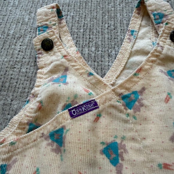 OshKosh B'gosh Other - Vintage OshKosh B'Gosh 2T Bunny Peter Rabbit Corduroy Overalls USA‎ Made